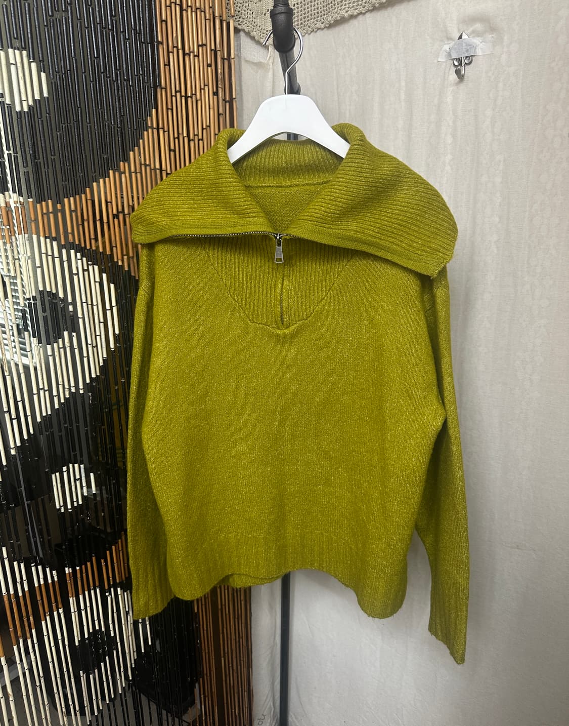 alma design green knit 상품이미지2