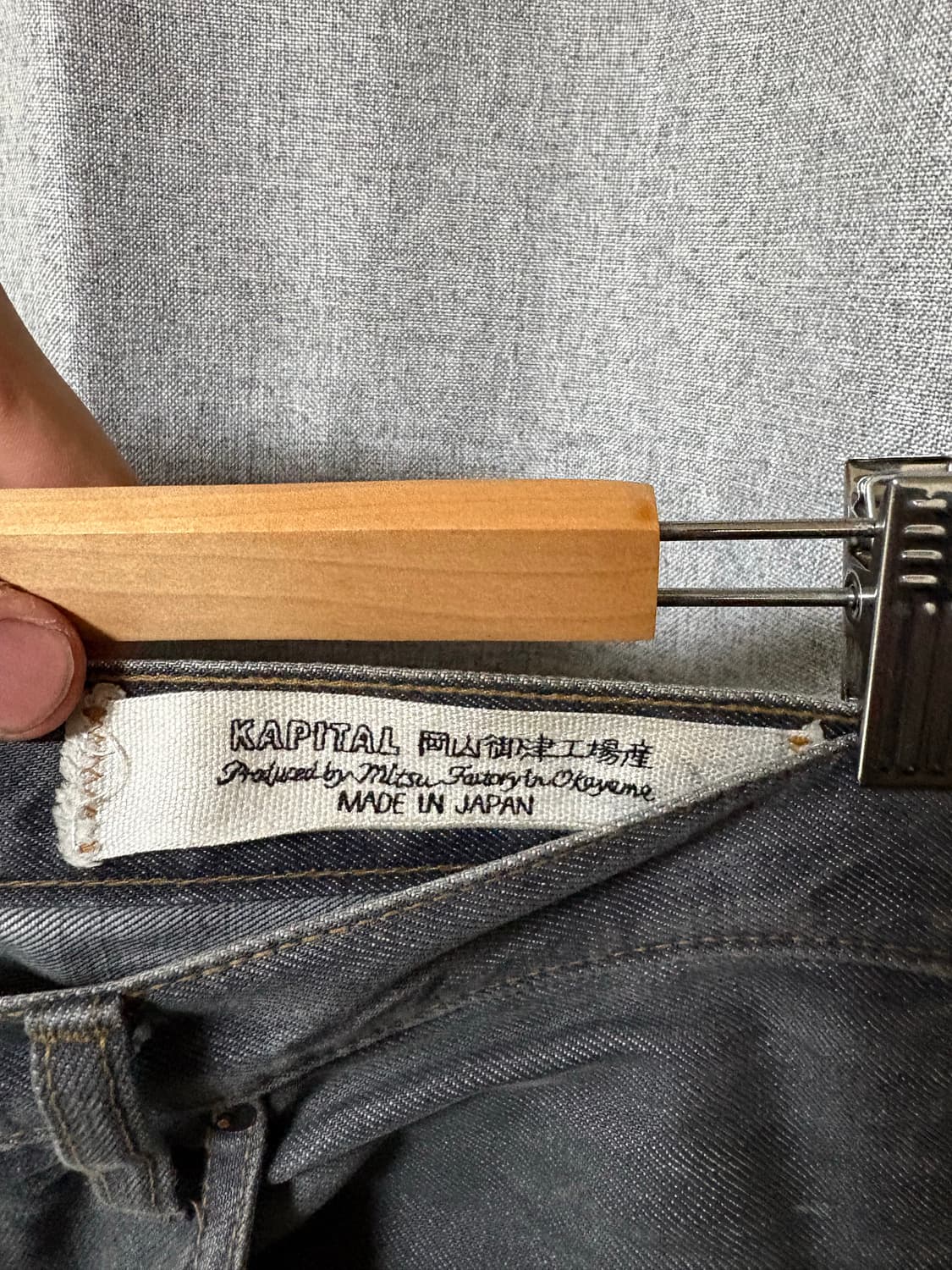 캐피탈 몽키시스코 14oz 3years 데님 34 상품이미지4