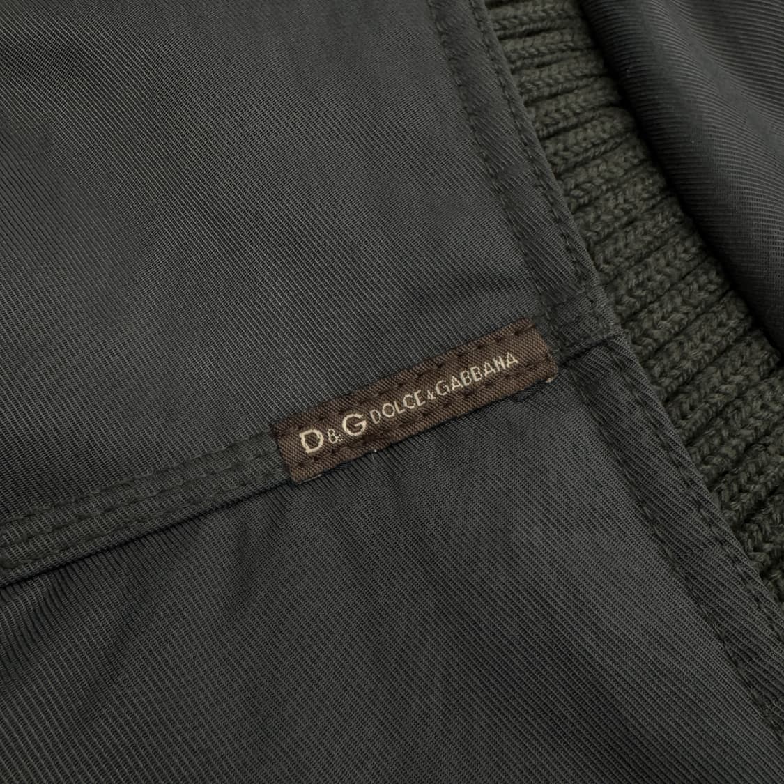 돌체엔가바나 하이넥 봄버 자켓 카키 상품이미지5