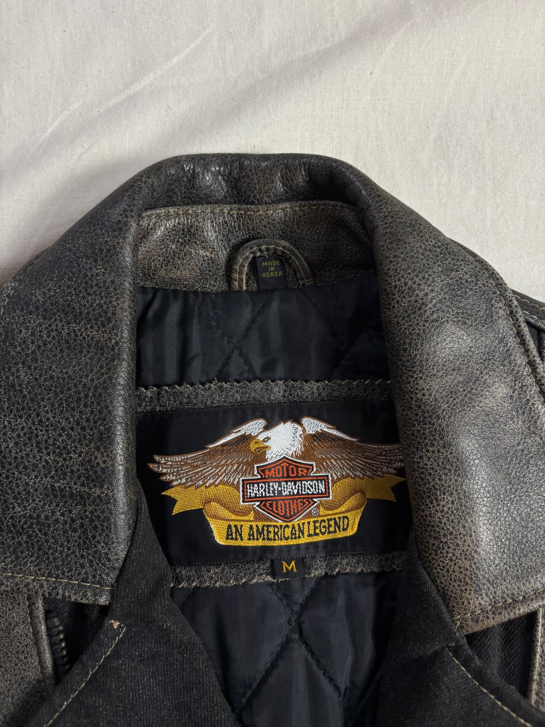 Harley Daidson 할리데이비슨 데님 레더 라이더 자켓 M 상품이미지7