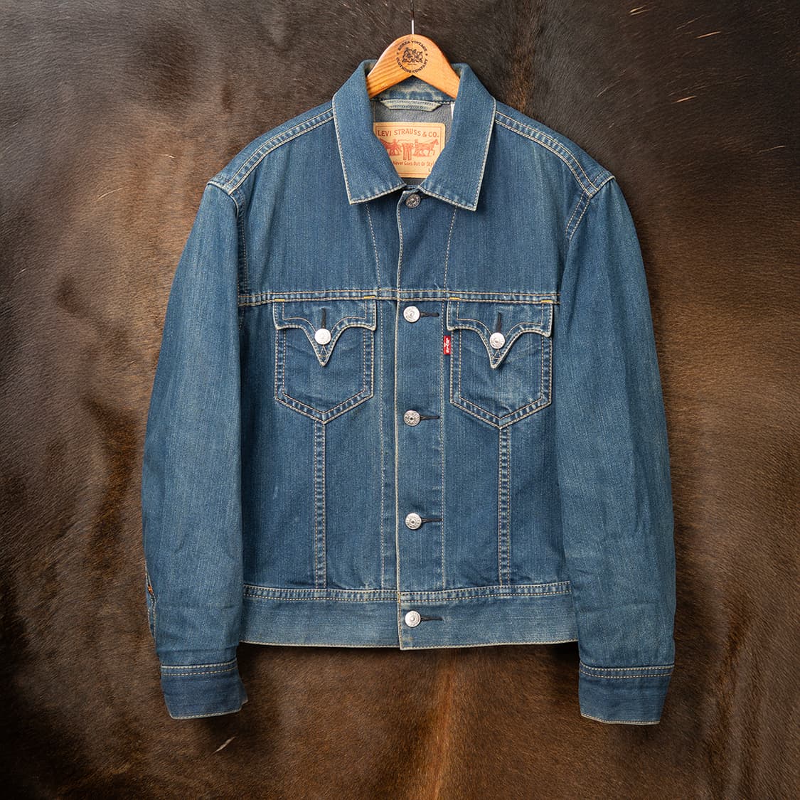 [L] 00s 리바이스 타입원 01105-0370 데님자켓  상품이미지1