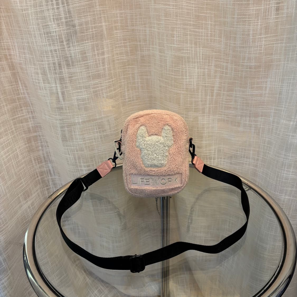 정품 라이프워크 뽀글이 크로스백     상품이미지1