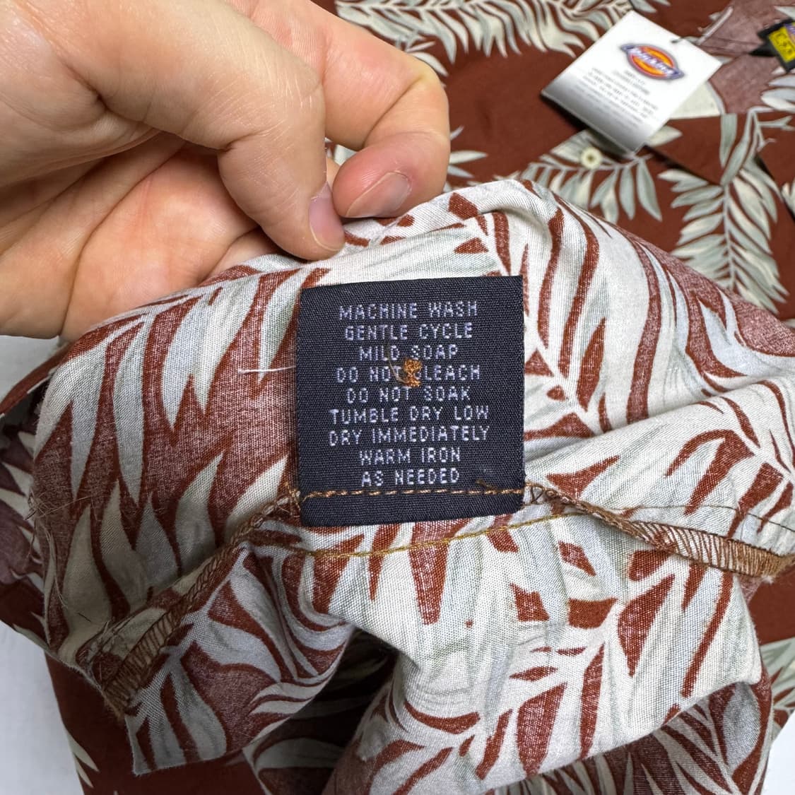 디키즈 USA 야자수 하와이안 셔츠 2XL 상품이미지5