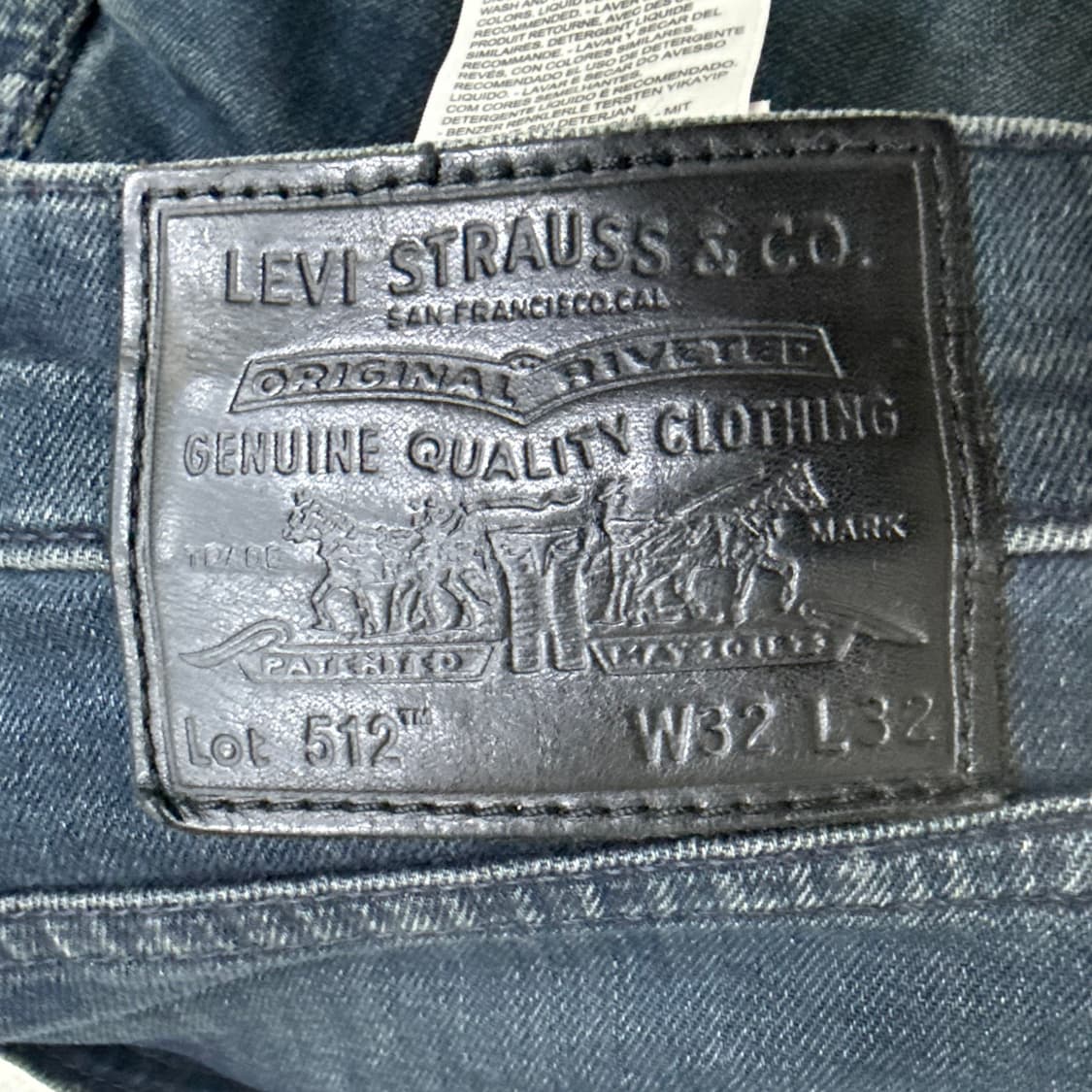 32X32 리바이스512 데미지 데님팬츠 0317T 상품이미지4