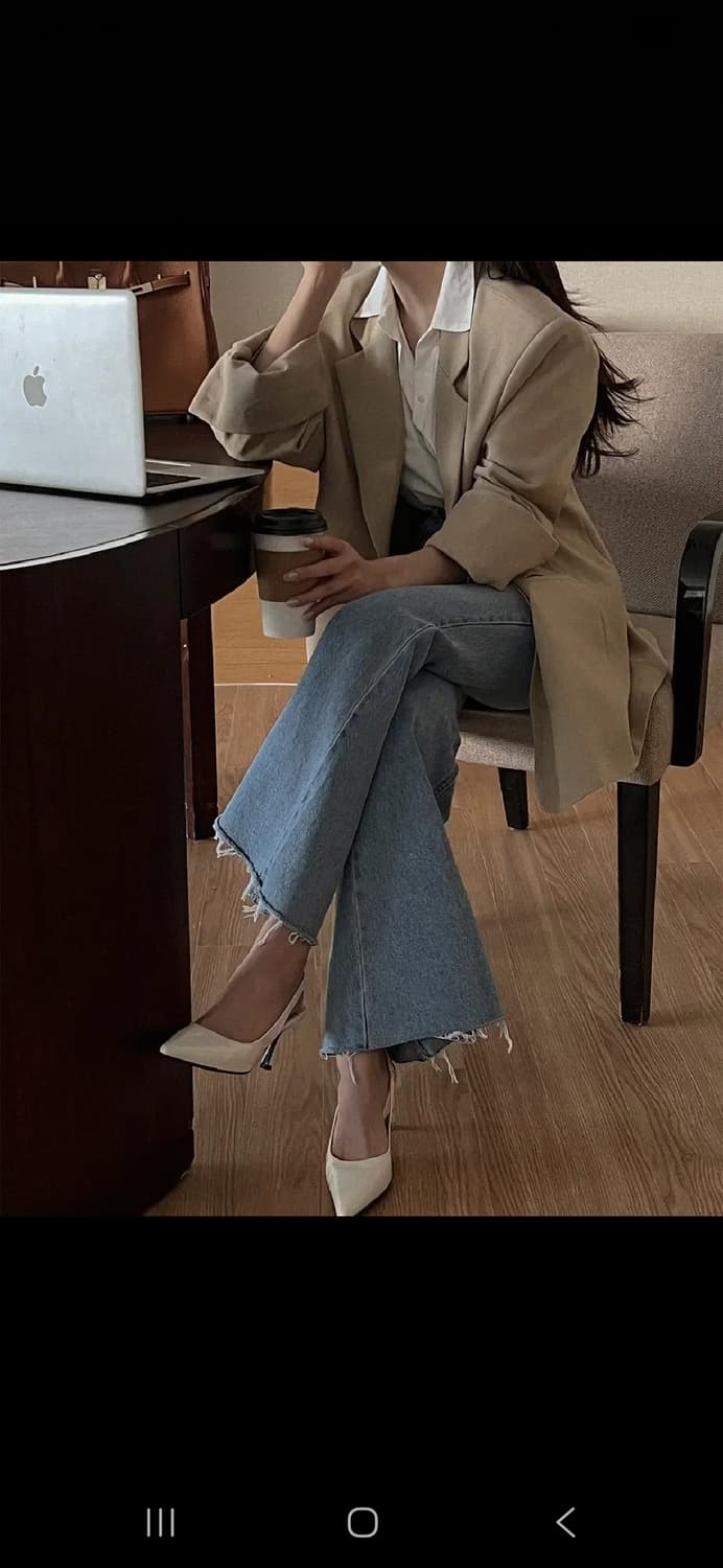 [메이빈스 MADE] 스테디셀러 노젤 오버핏 자켓 Mute Beige 상품이미지2