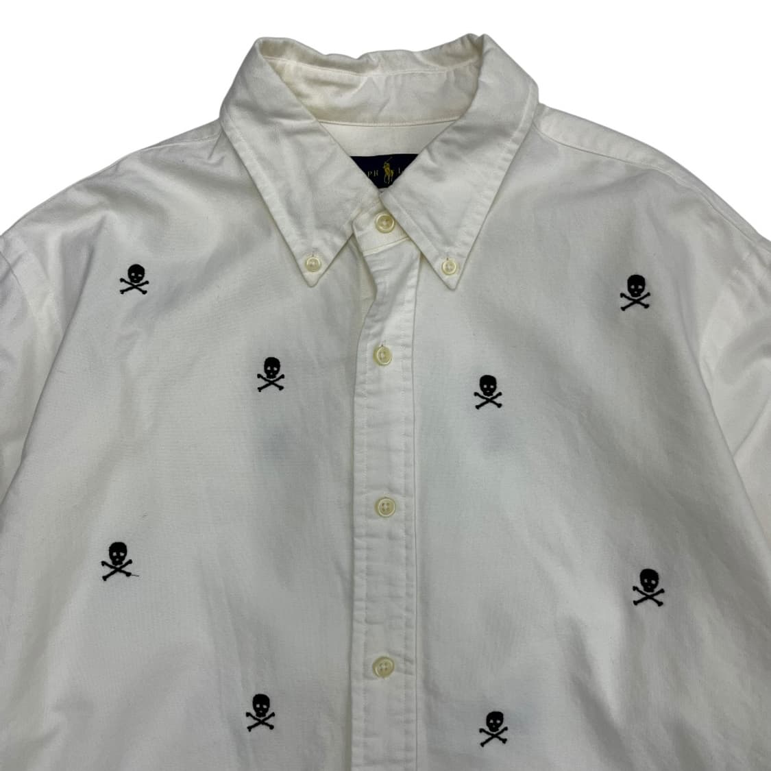 폴로 랄프로렌 스컬자수 화이트 셔츠 L 상품이미지4