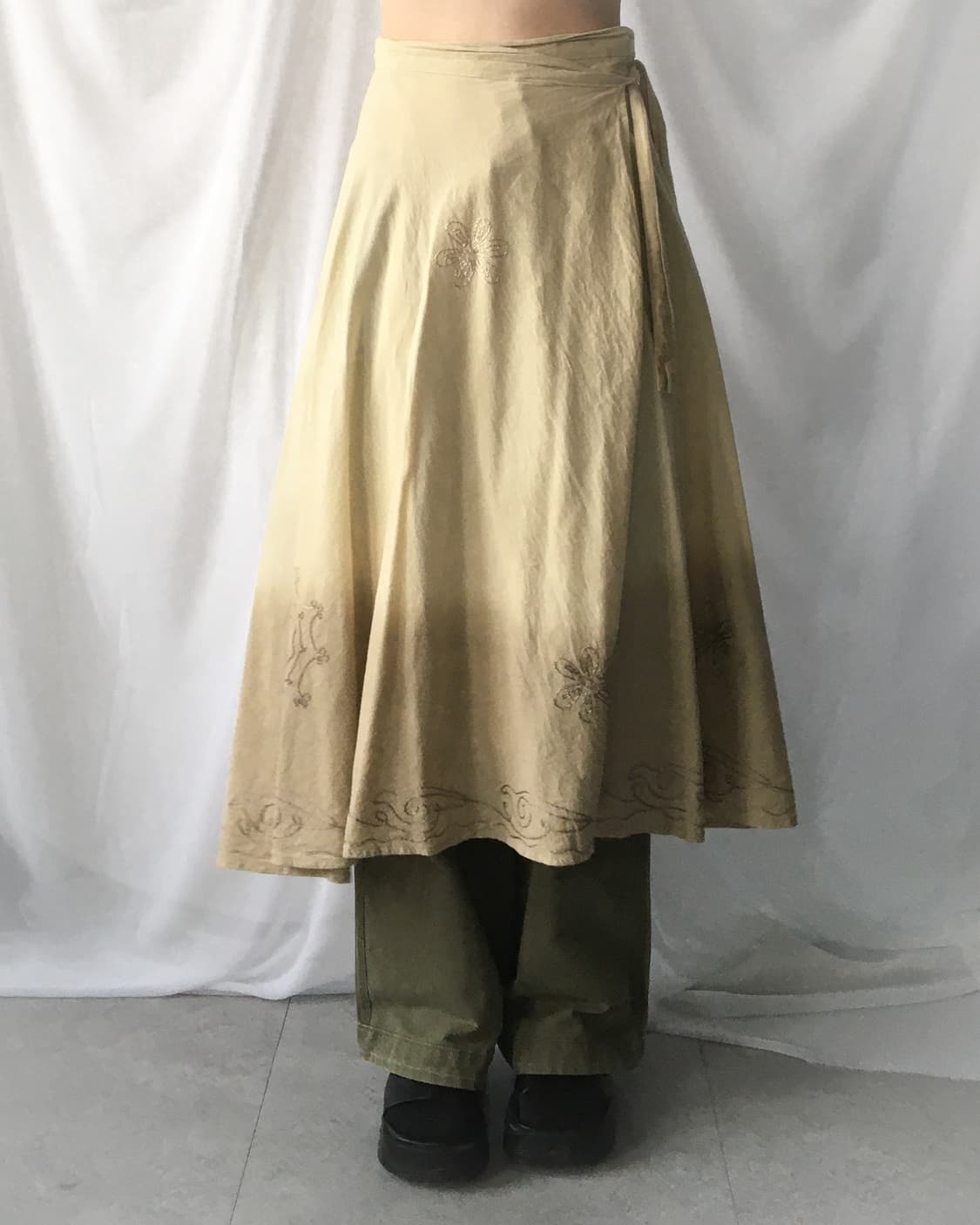 Ethnic mood wrap skirt 상품이미지5