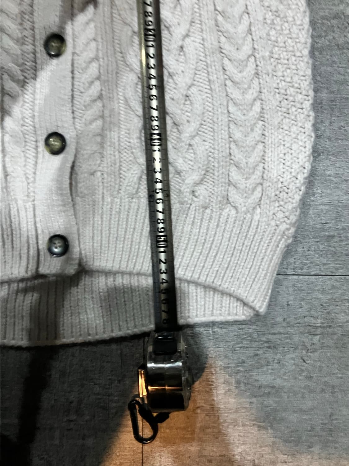 일본빈티지 Gu 하구미모리걸 아메카지 아방핏 라운드넥가디건 상품이미지3