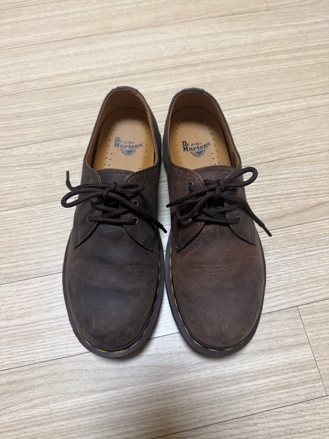 uk6,250) 닥터마틴 1461 크레이지호스 브라운 상품이미지1