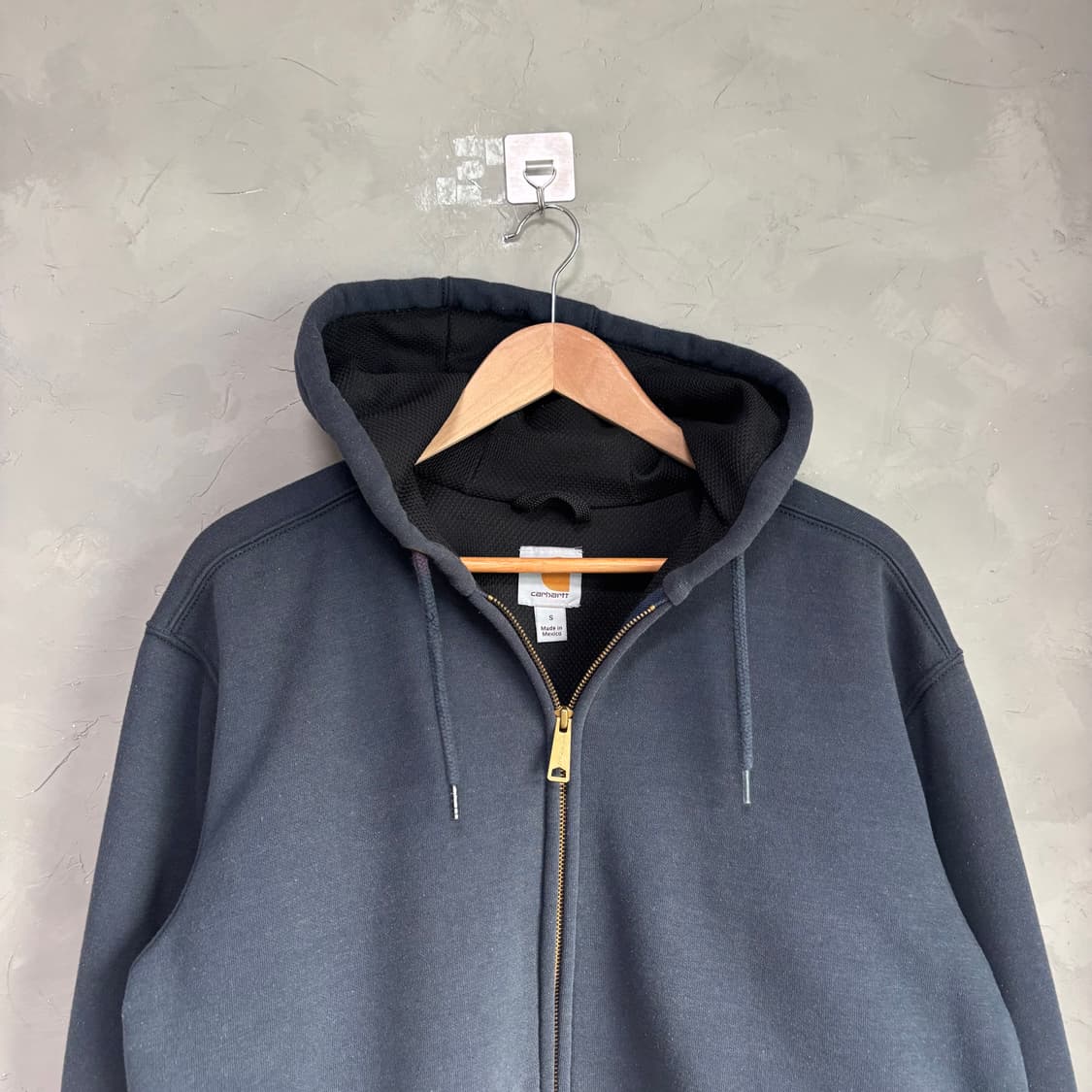 칼하트 써멀 후드집업 네이비 상품이미지2