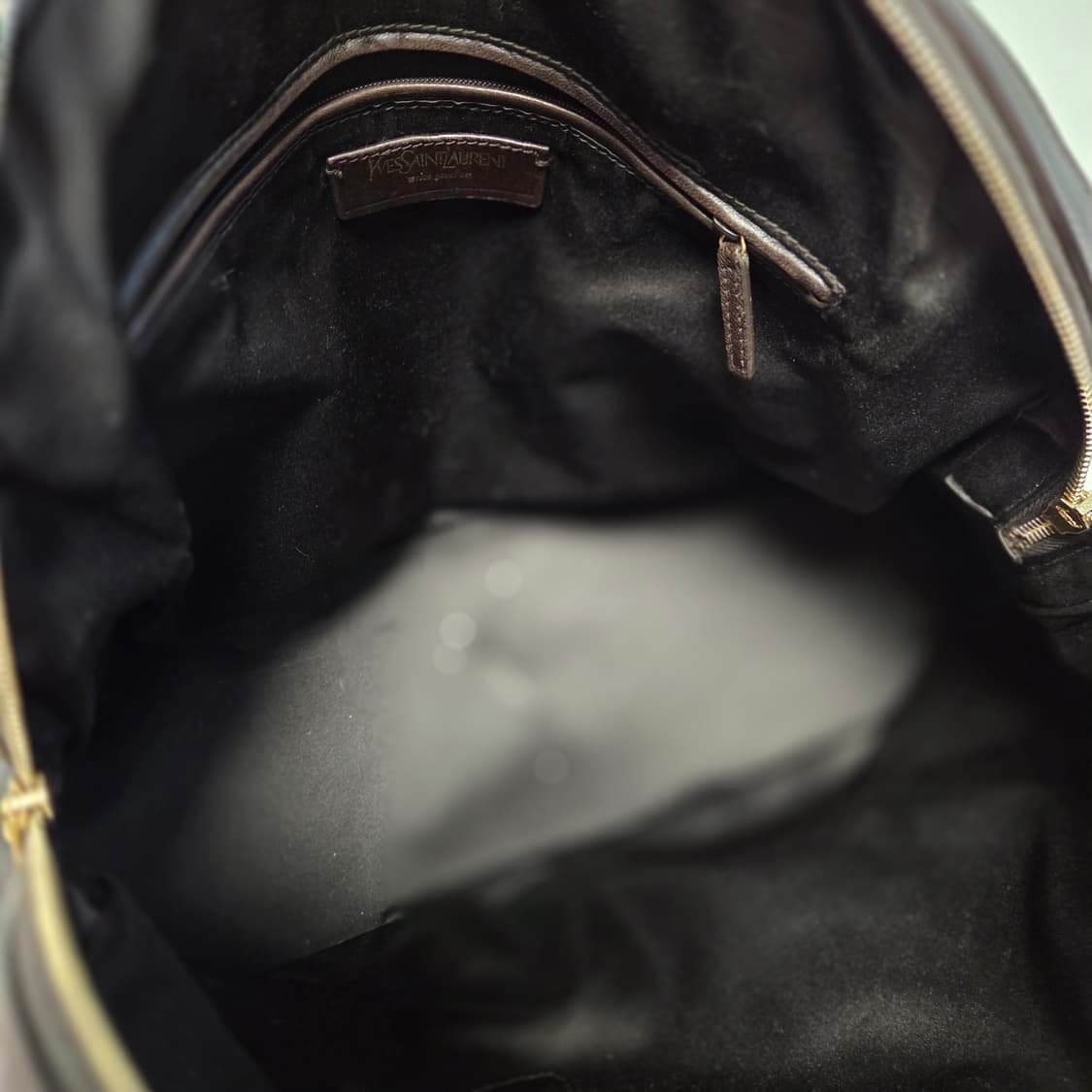 YSL 입생로랑 정품 금장 뮤즈백 오버라지 브라운 숄더백 리얼레더 토트백 상품이미지10