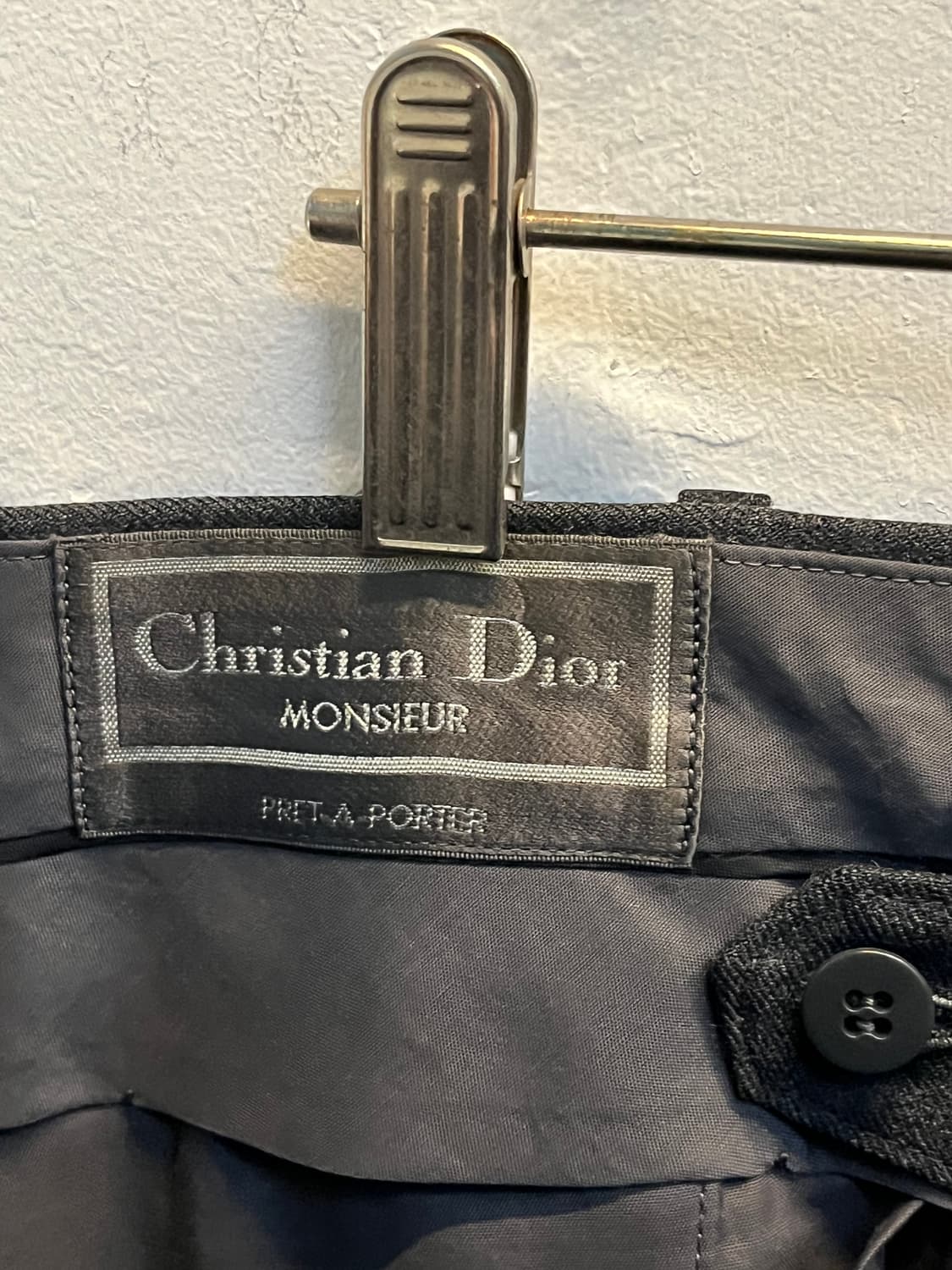 Christian Dior 무슈 울 슬랙스 상품이미지4