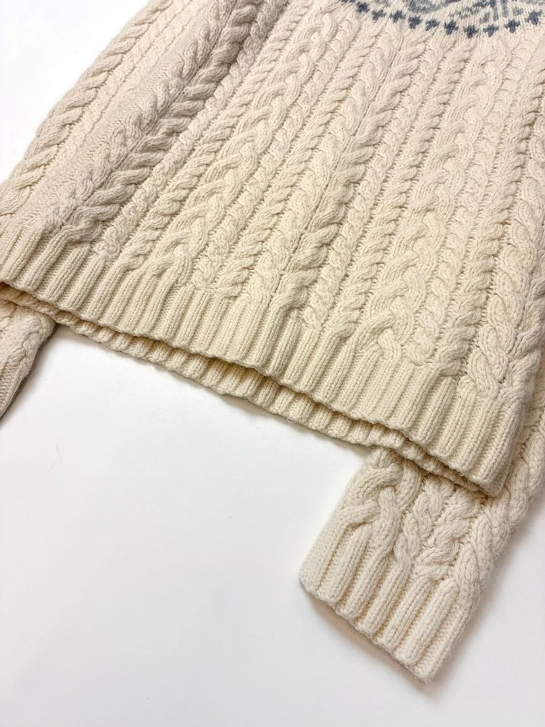 로렌 랄프로렌 핸드메이드 앙고라 래빗 청키 스웨터 PN5133 상품이미지4