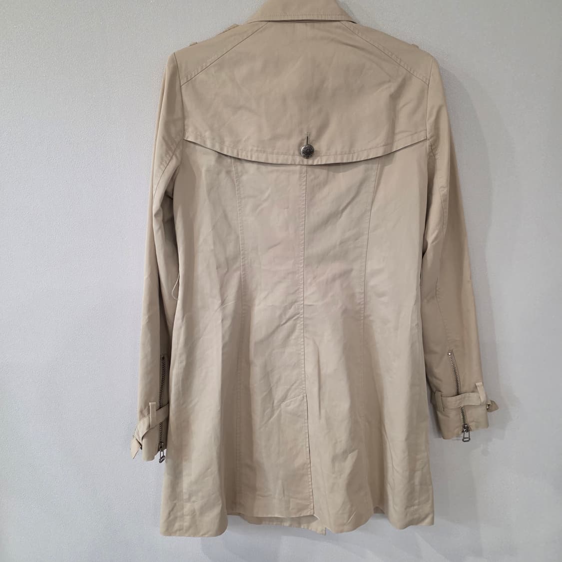 시슬리 베이지 트렌치 코트 44 상품이미지6