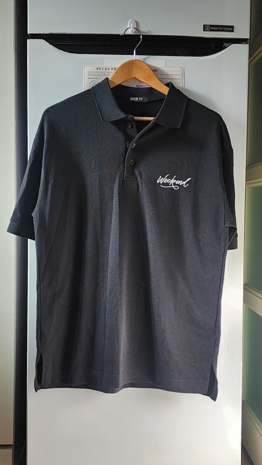 드로우핏 Weekend 블랙 폴로 티셔츠 M 상품이미지1