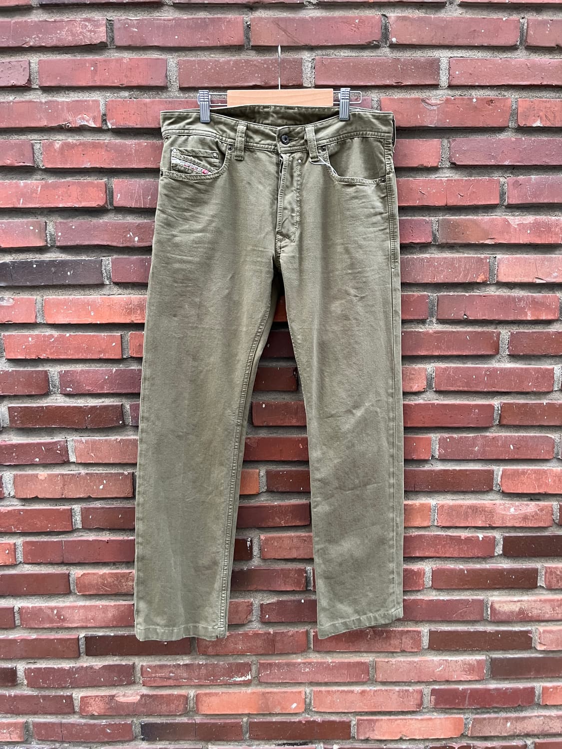 디젤 코튼 스트레이트 팬츠 상품이미지1