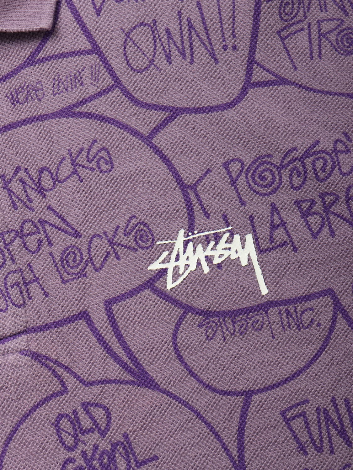 스투시 STUSSY Speach Bubble Polo Shirt 상품이미지5
