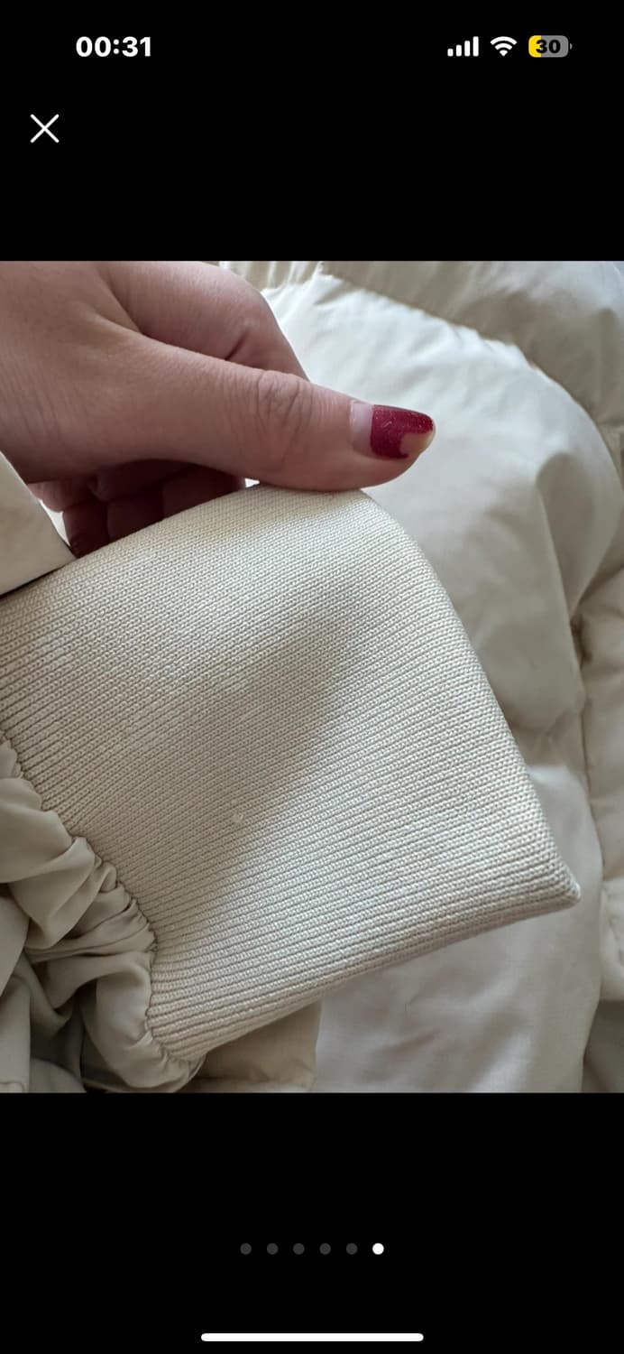 캘빈클라인 아이보리 숏패딩 s 상품이미지6