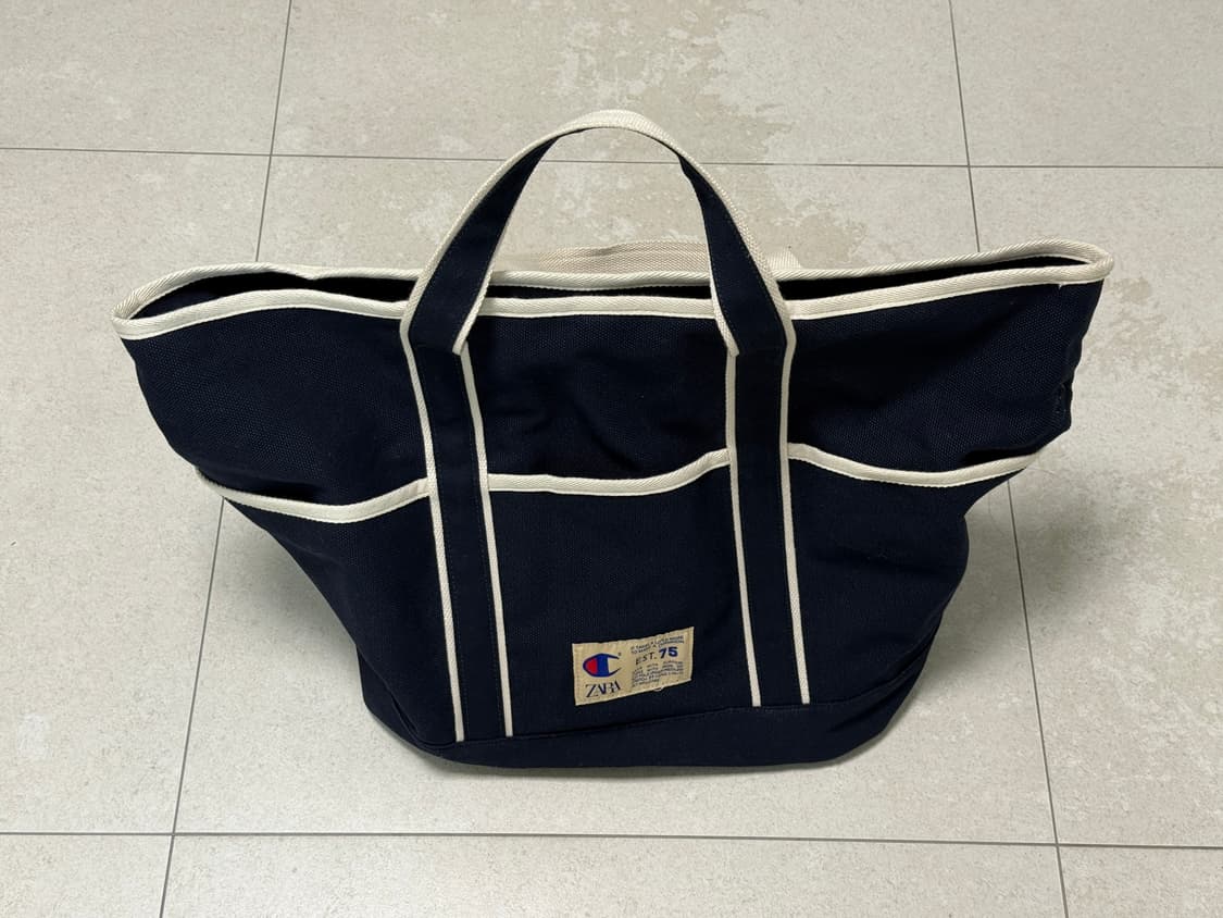 자라x챔피온 패브릭 토트백 상품이미지3