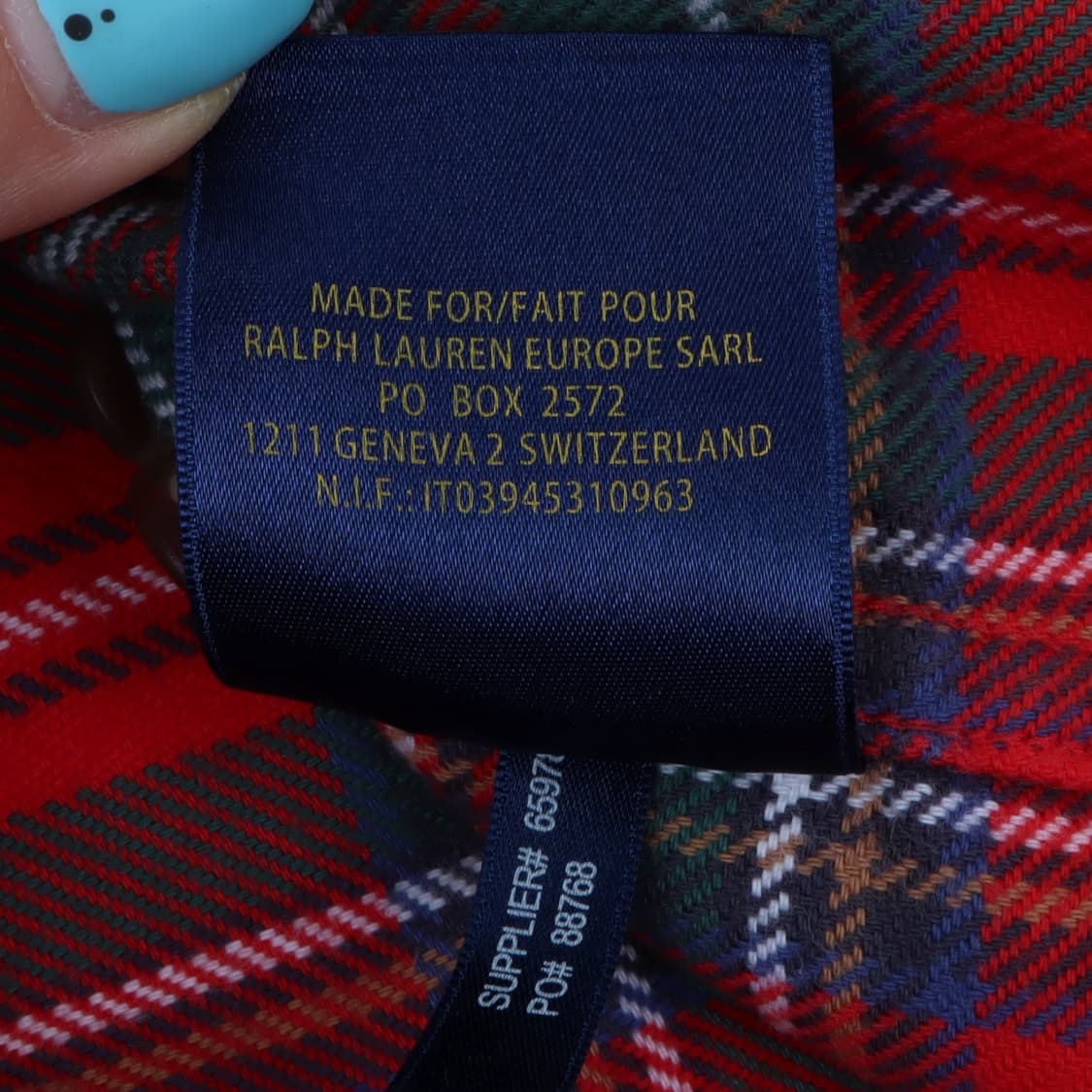 폴로 랄프로렌 럭비 pyrex 파이렉스 플란넬 체크 셔츠 상품이미지10