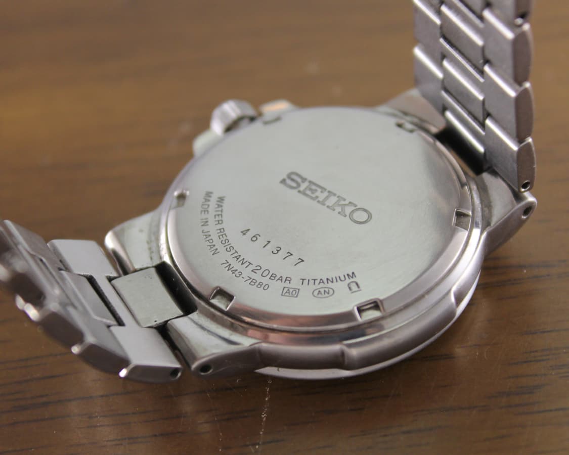 [Seiko] 세이코 티타늄 데이데이트 워치 상품이미지10