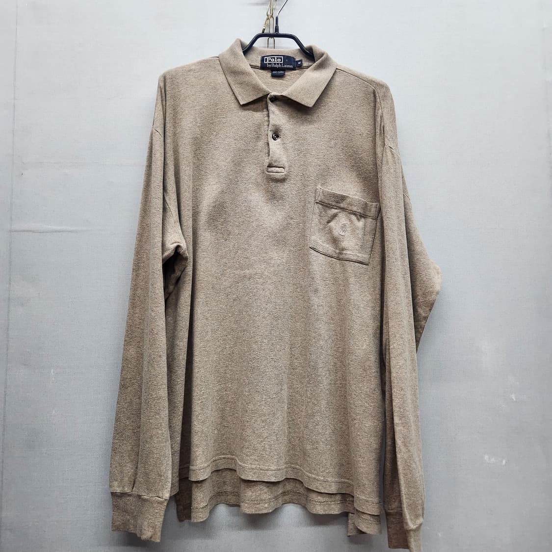 폴로랄프로렌 원포켓 로고 카라 긴팔티 M(XL) 상품이미지1