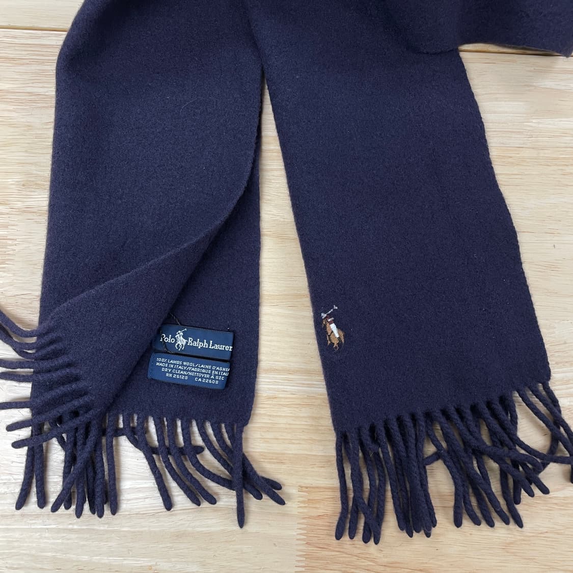 폴로 랄프로렌 퍼플 머플러 상품이미지2
