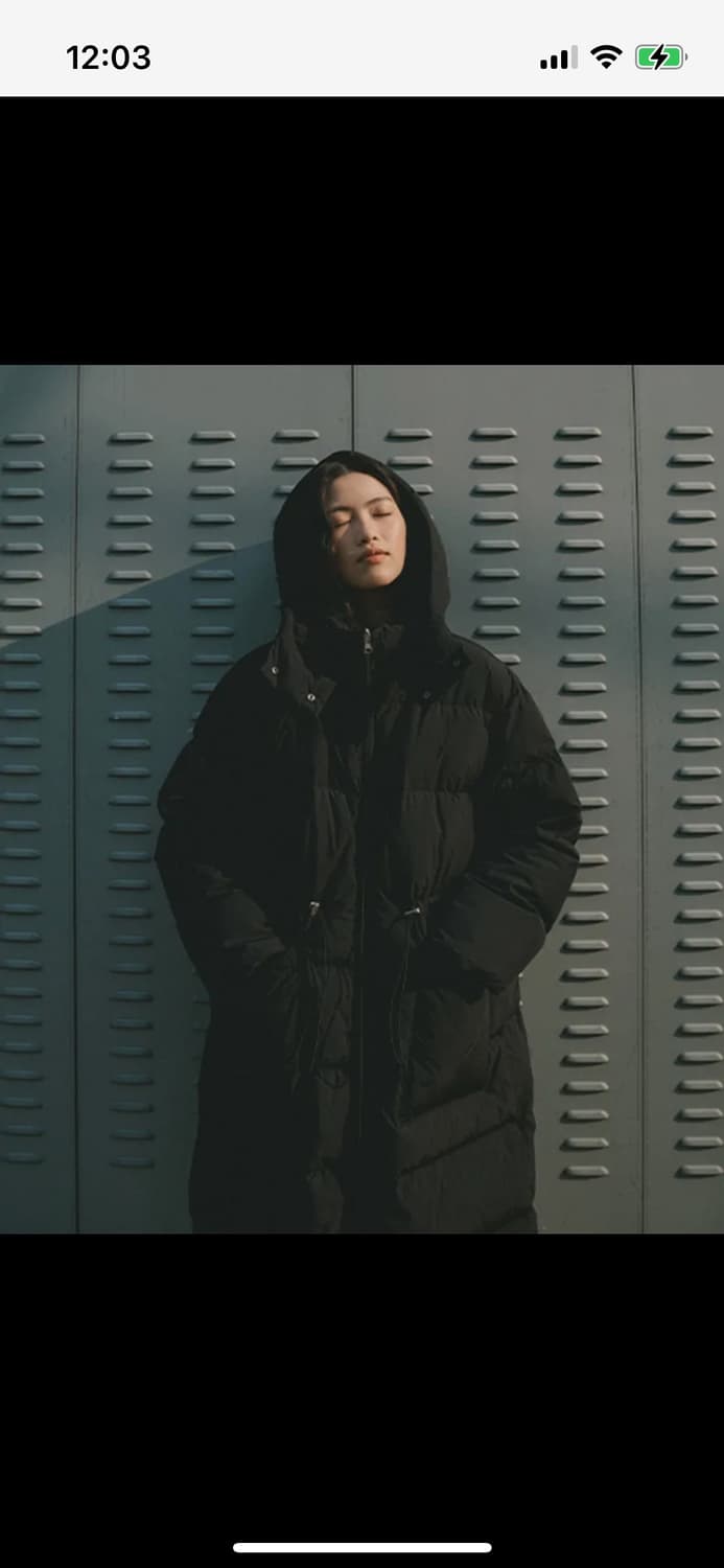 [실착1] 링서울 리버시블 구스다운 롱패딩 상품이미지6