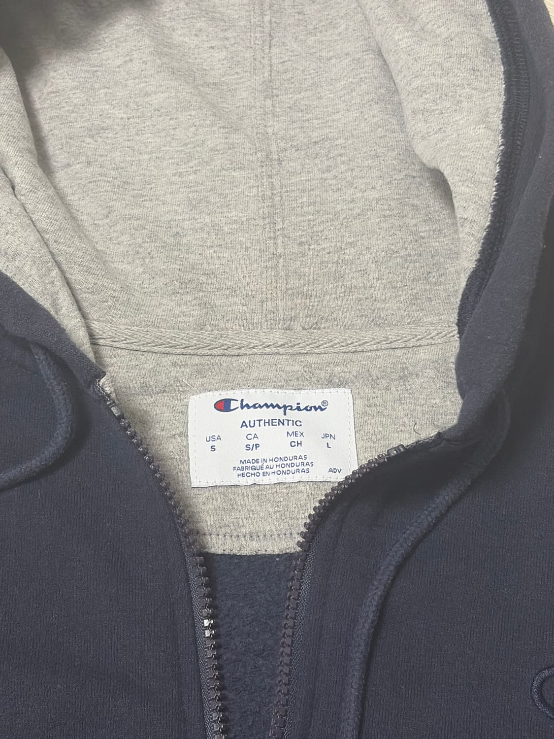 챔피온 빈티지 후드집업 상품이미지2