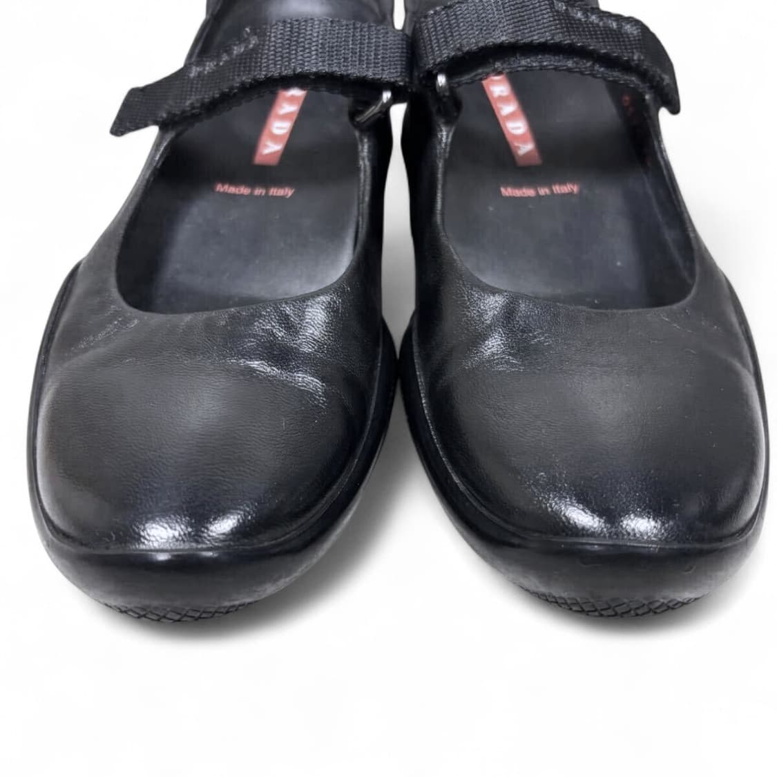 프라다 스포츠 카프스킨 메리제인 플랫슈즈 스니커즈 상품이미지4