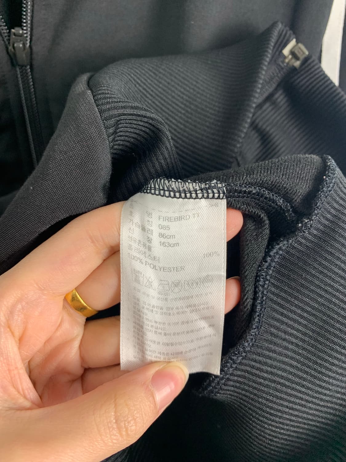 아디다스 파이어버드 백로고 블랙 져지 상품이미지6