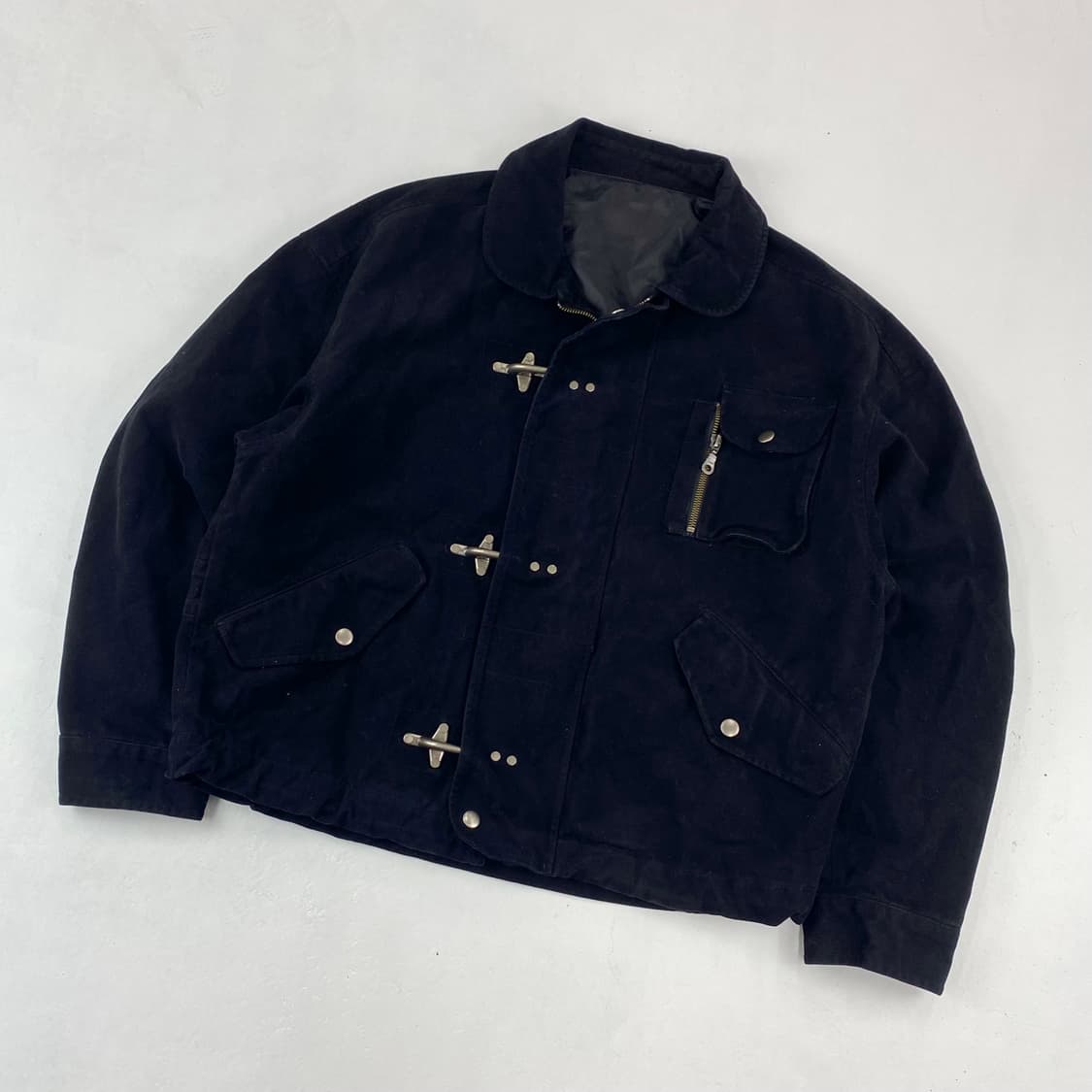 쿠어 파이어맨 코튼 캔버스 워시드 블랙 자켓 (97) 상품이미지2