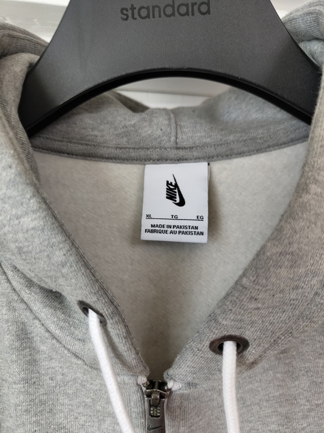 NIKE 솔로스우시 풀집 후디 (헤더그레이) XL 상품이미지3