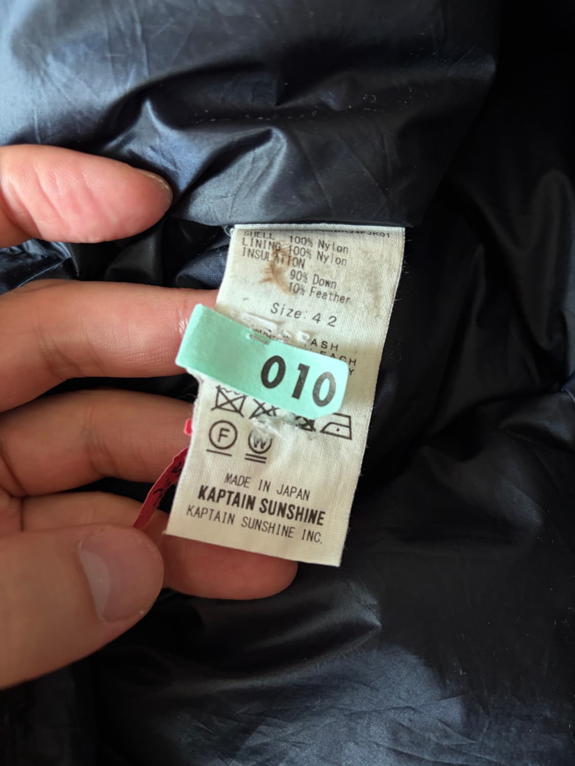 캡틴션사인 반팔 패딩 상품이미지4