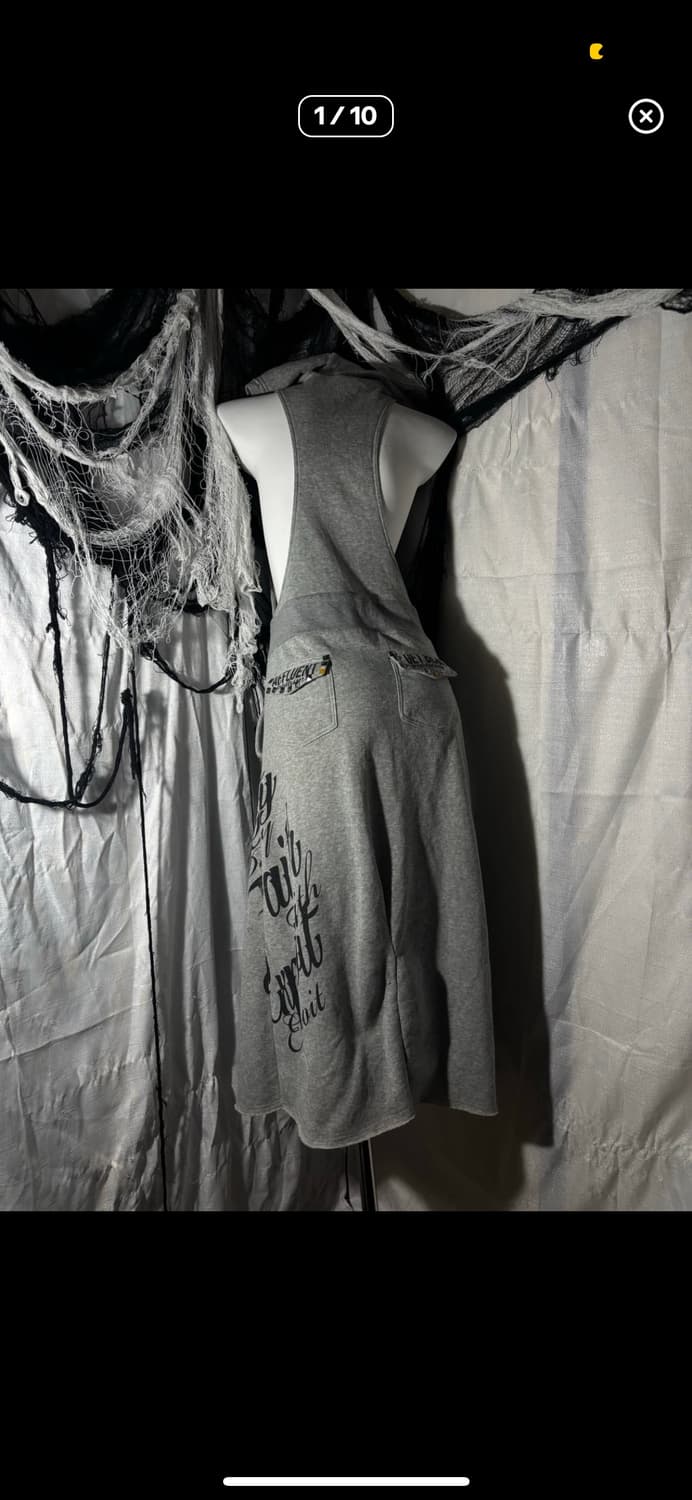 "Unknown" Y2K Lettering Stud Detail Over 상품이미지1