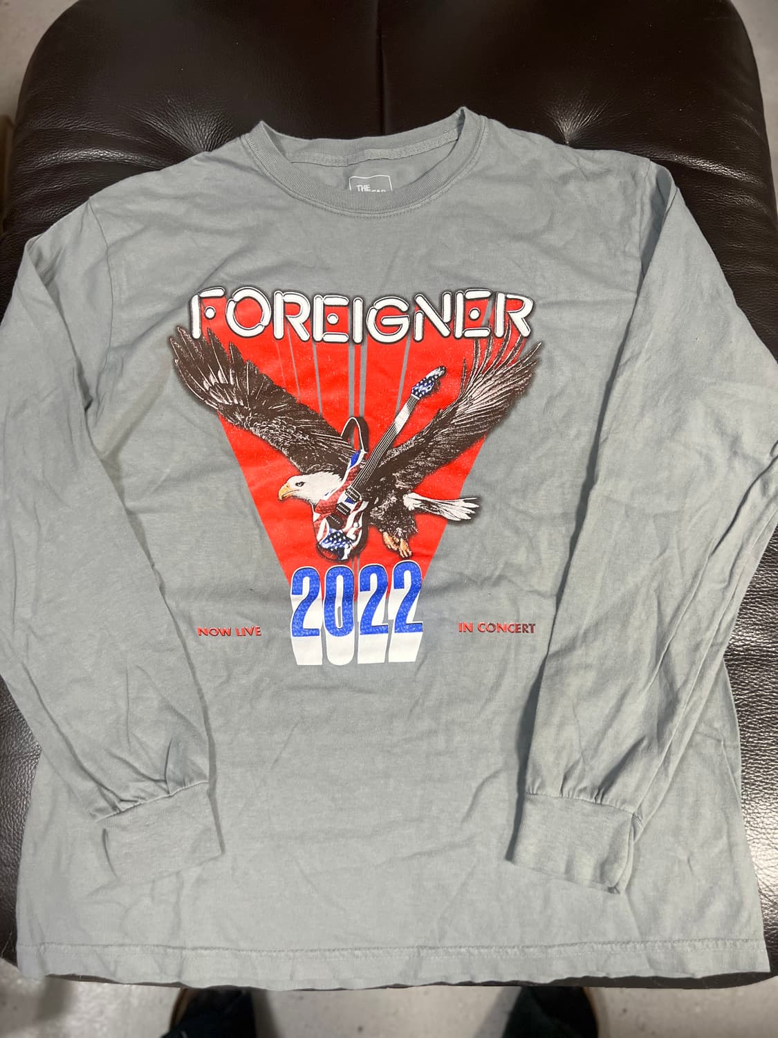 Usa FOREIGNER 2022 콘서트 롱슬리브 티셔츠 상품이미지1
