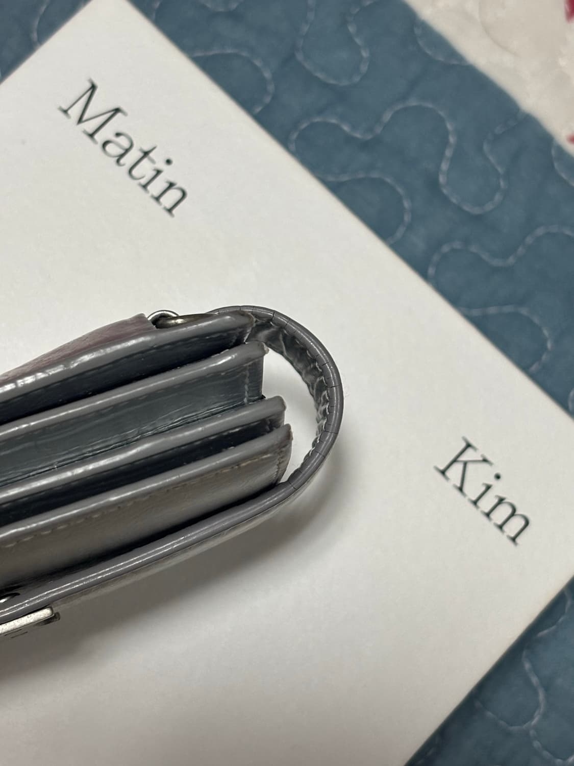 마뗑킴 아코디언 네클리스 지갑 실버 상품이미지4