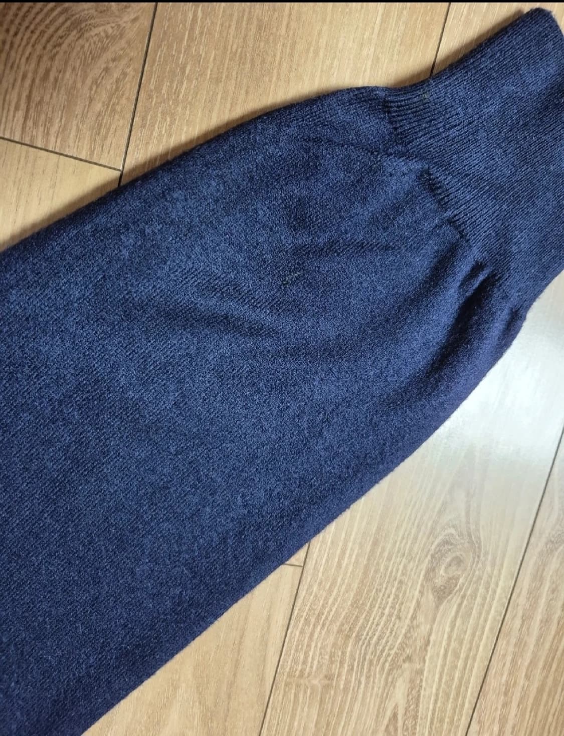 아미 하트 로고 네이비 가디건 상품이미지2