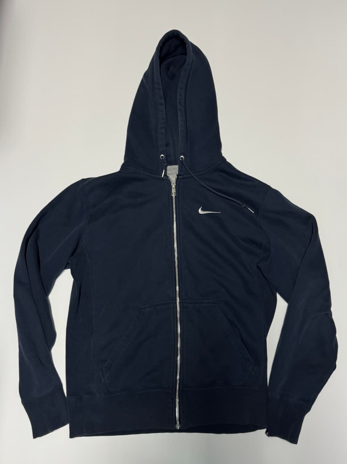 나이키 스우시 트레이닝 기모 후드집업 네이비 상품이미지1