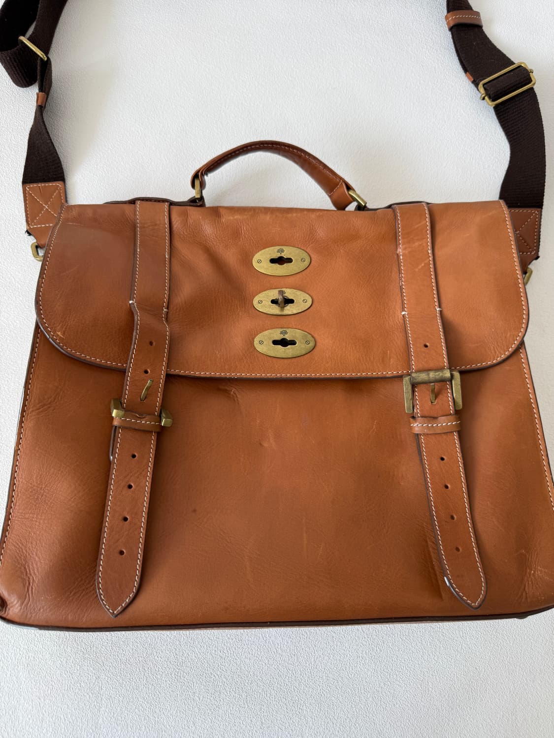 멀버리(Mulberry) 레더 사첼 브리케이스백(ENGLAND) 상품이미지2