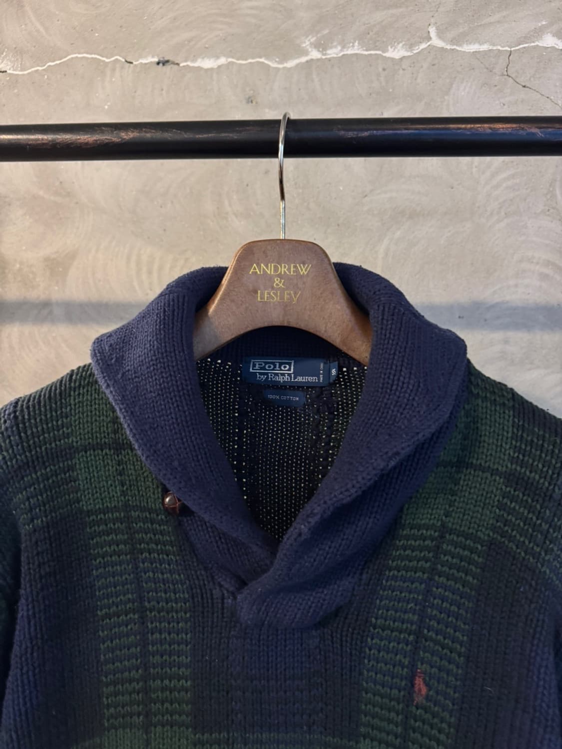 폴로 랄프로렌 숄칼라 니트 100 상품이미지7