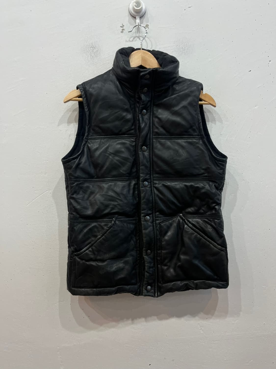 audrey and john wad 램스킨 다운 패딩 베스트 조끼 M 상품이미지1