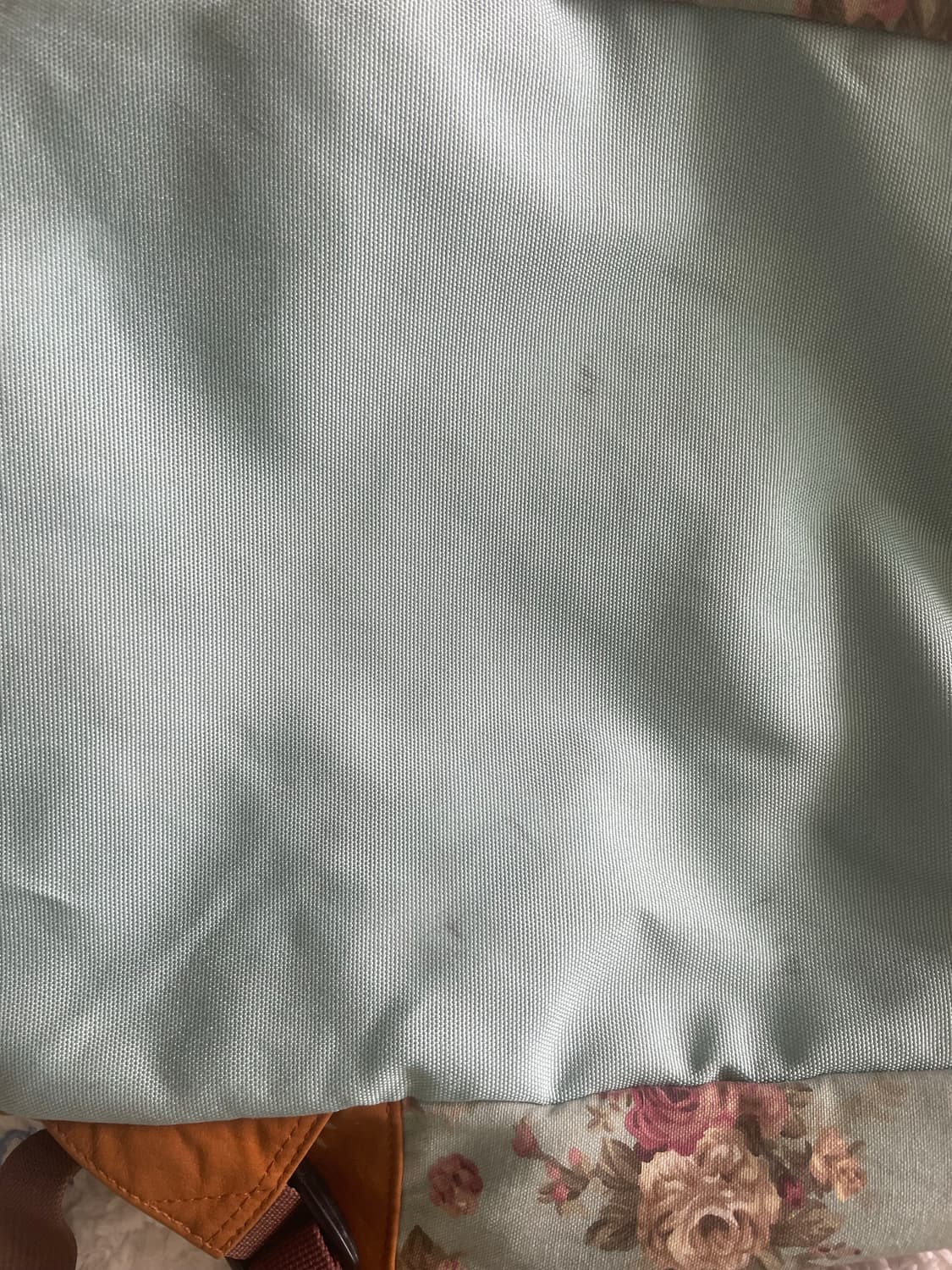 모리걸 빈티지 잔꽃 플라워 민트 백팩 🌸🩵 상품이미지5