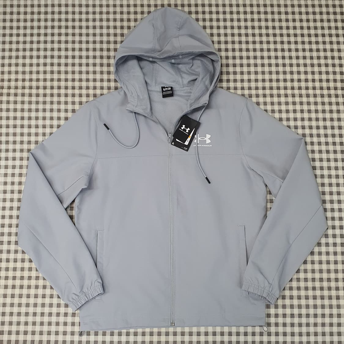 미착용 언더아머 바람막이 후드집업 자켓 공용95 상품이미지1