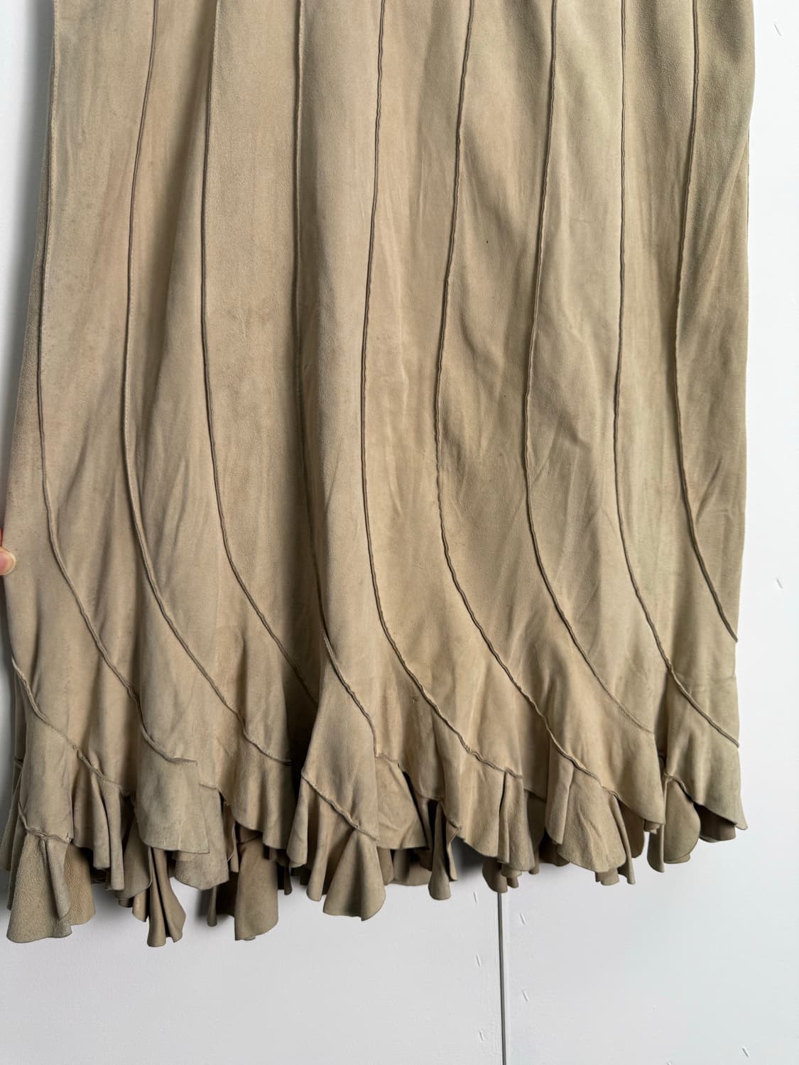 ermanno scervino 스웨이드 스커트 상품이미지3