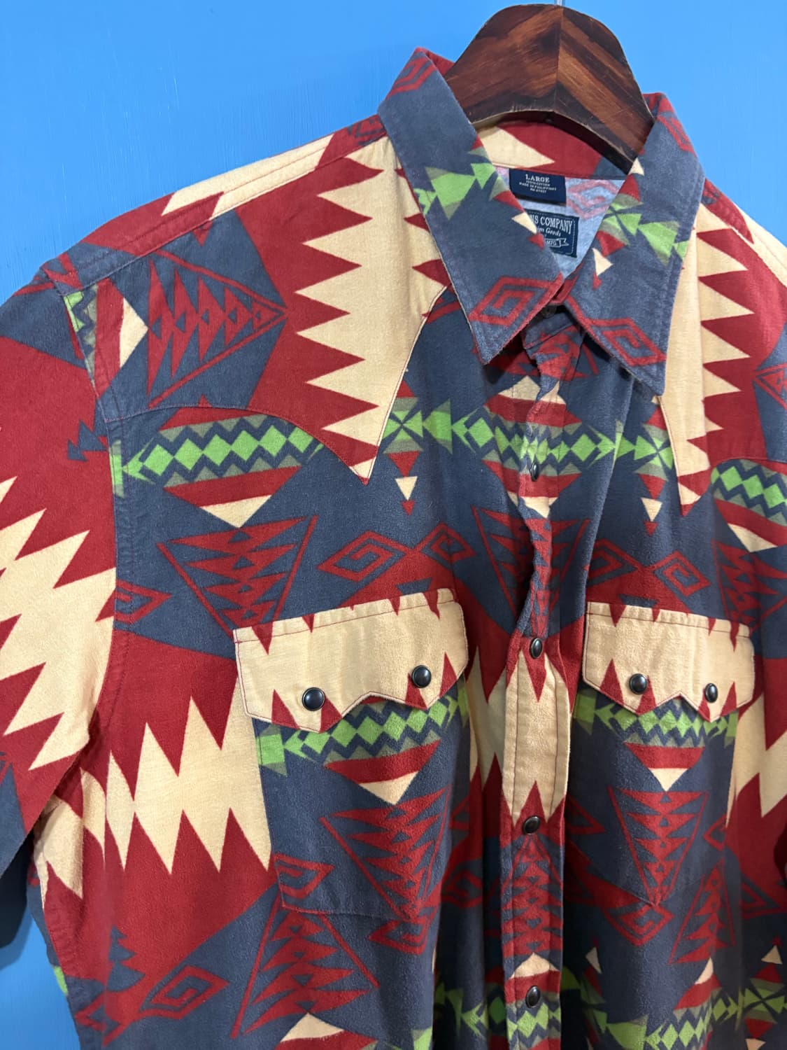 90-00’s polo jeans western shirt. 상품이미지2