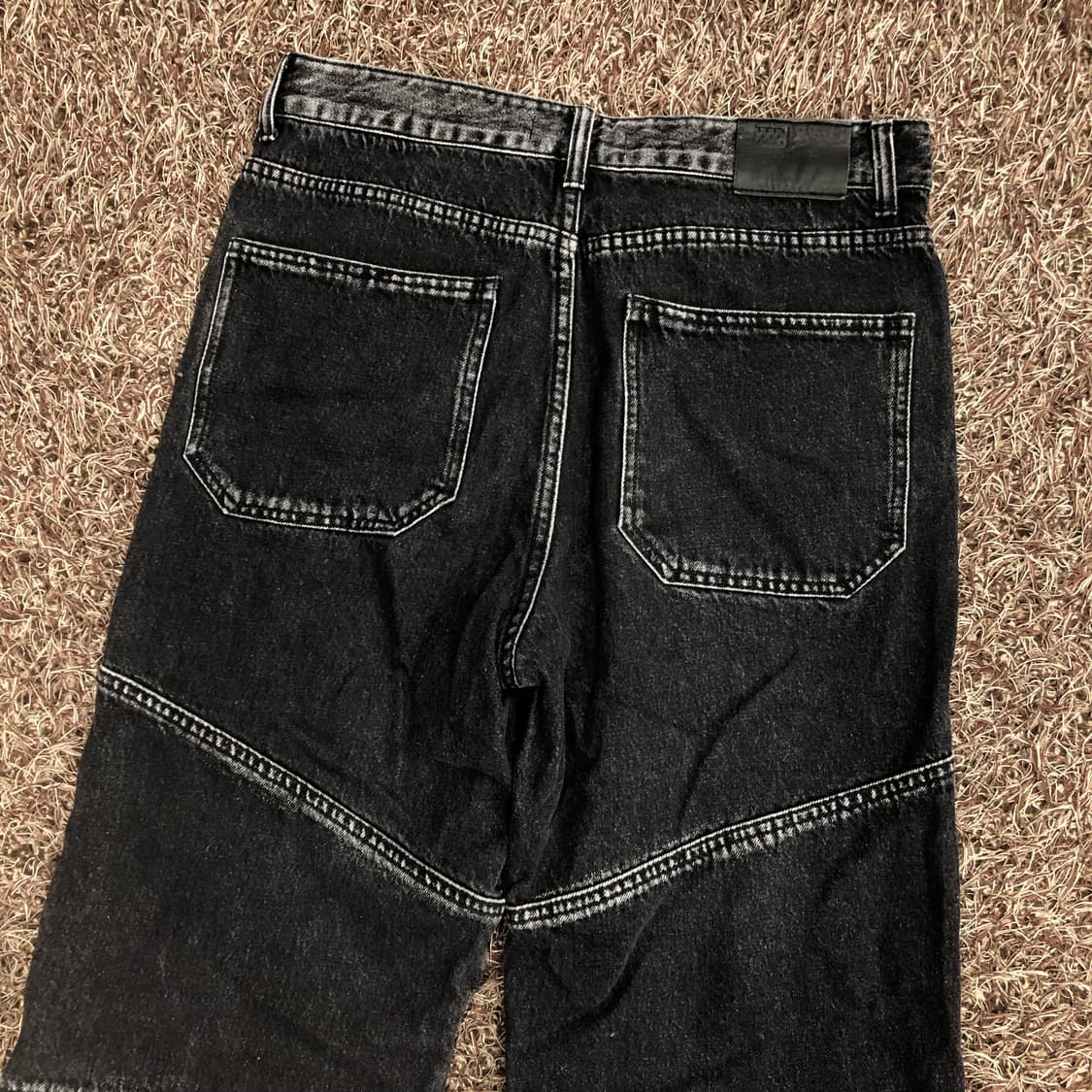 메종미네드 포인티드 와이드 데님 팬츠 상품이미지4