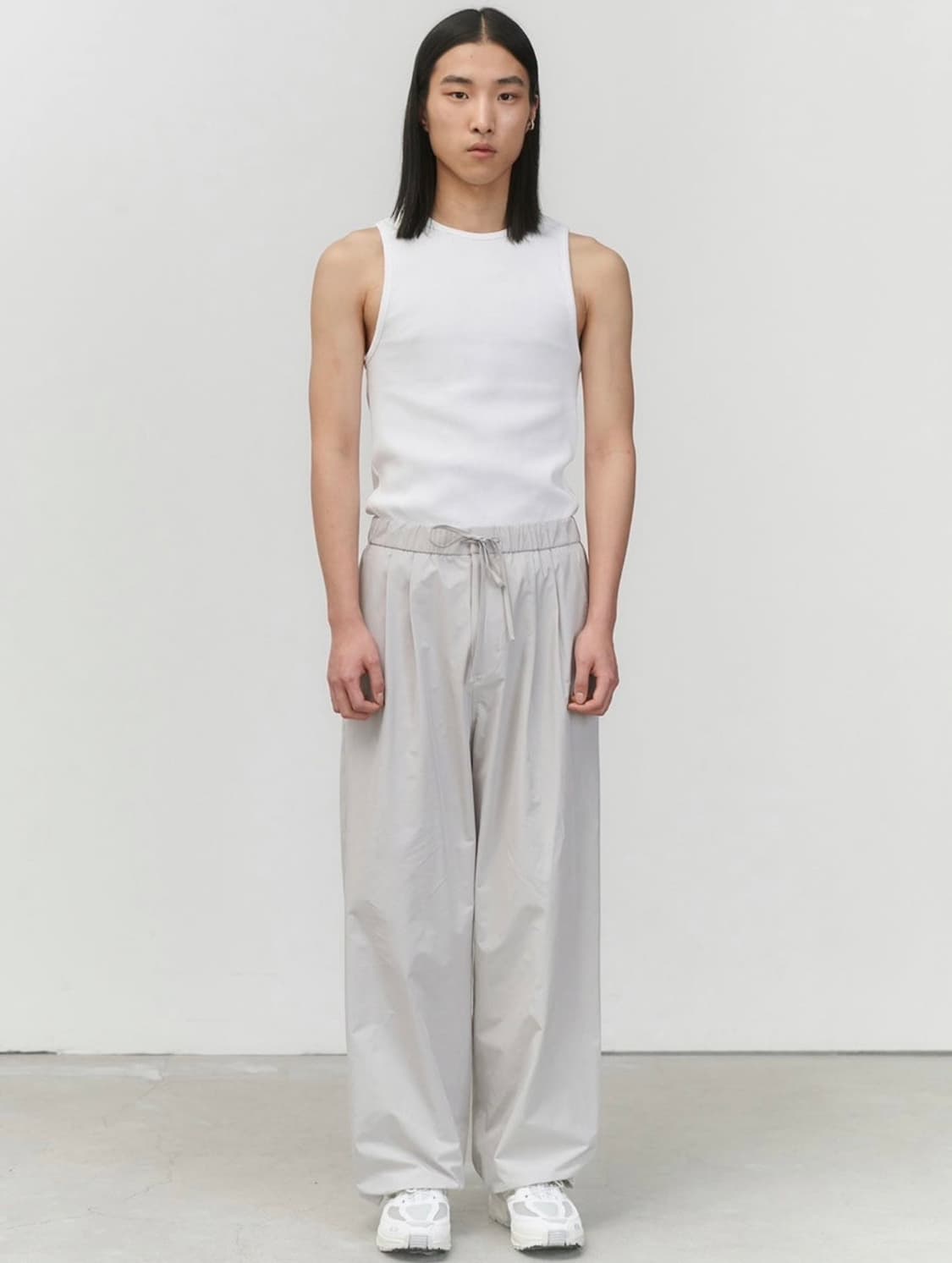 아모멘토 드로우스트링 나일론 팬츠 L 상품이미지1