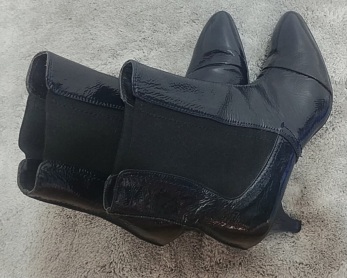 TIME 타임 리얼레더 페이던트 앵클부츠 다크네이비/240 상품이미지8