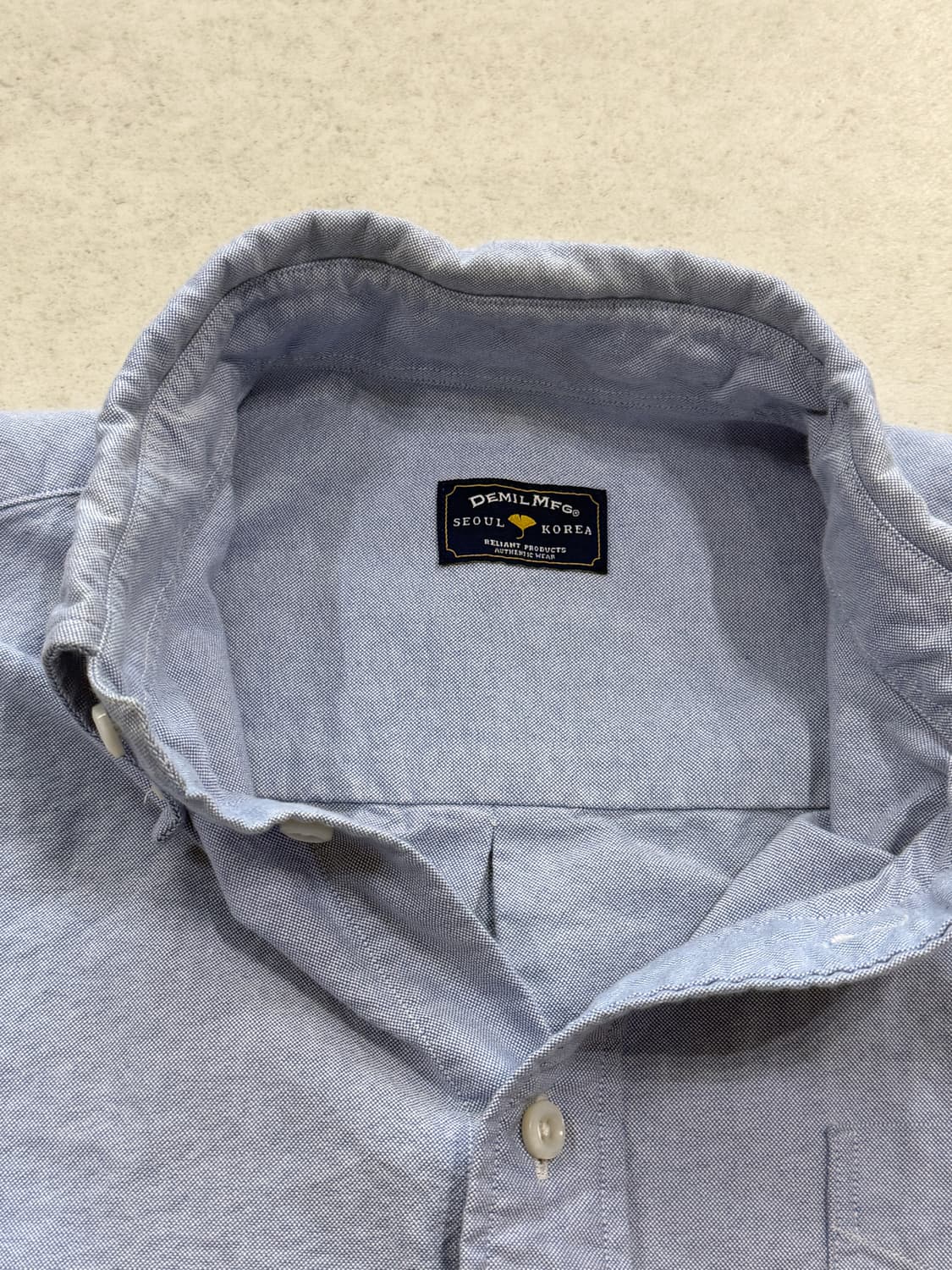 데밀 옥스포드 셔츠 상품이미지2